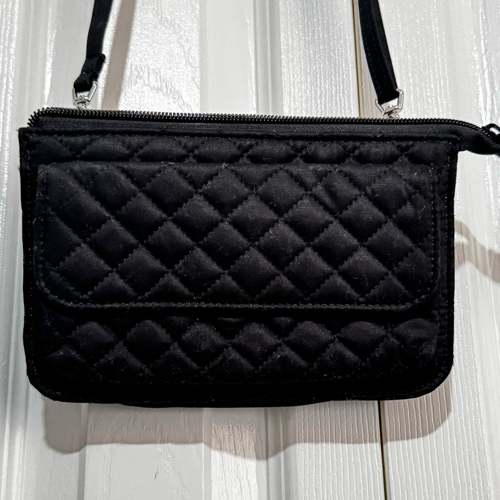 Vera Bradley Cotton Wallet Crossbody Purse with RFID Protection